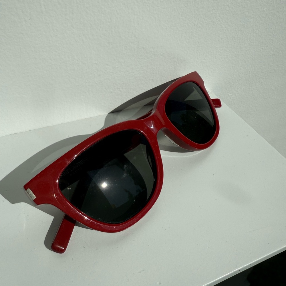 Saint Laurent Red Sunglasses